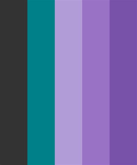 Teal And Light Purple Color Palette Teal Color Schemes Purple Color