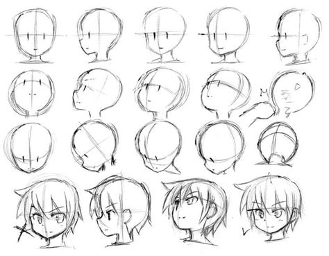 Drawing Anime Amino Drawing Heads Anime Head Drawings