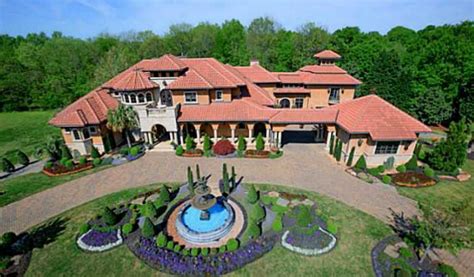 12000 Square Foot Mediterranean Style Mansion In Charlotte Nc Homes