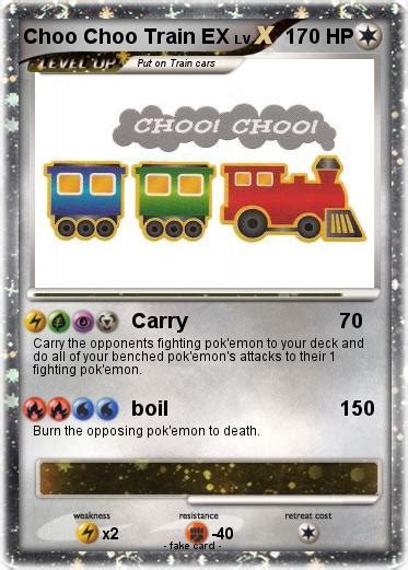 Pokémon Choo Choo Train Ex Carry My Pokemon Card