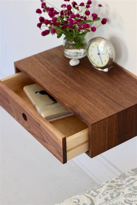 Floating Nightstand with Drawer / Mid Century Modern ... Find furniture & decor you love at hayneedle, where you can buy online while you explore our room designs and curated looks for tips, ideas & inspiration to help you along the way.
