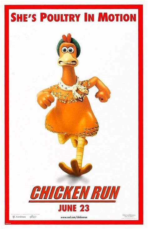 CHICKEN RUN MOVIE POSTER 2 Sided ORIGINAL POULTRY IN MOTION 27x40 MEL