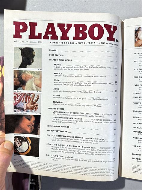 1976 October Playboy Magazine Whitney Kaine Karen Hafter PB0 EBay
