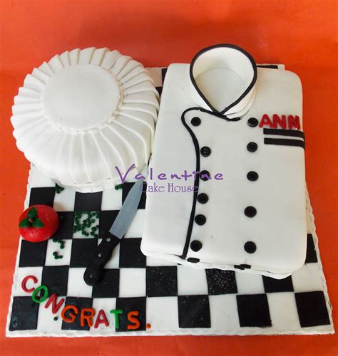 Chef Jacket And Hat Valentine Cake House Gallery