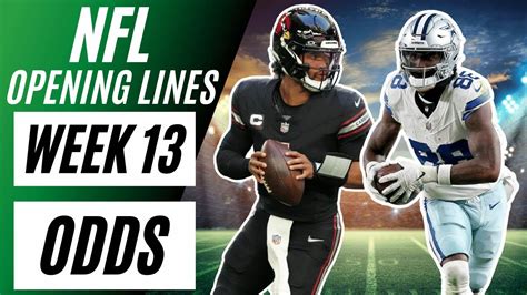 Nfl Opening Lines Report Week Nfl Odds Point Spreads Moneylines