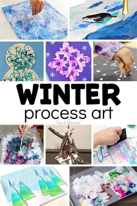 20 Wonderful Winter Process Art Ideas Winter Crafts Preschool