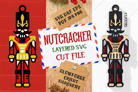 Nutcracker Layered Svg Cut File By Pixaroma Thehungryjpeg