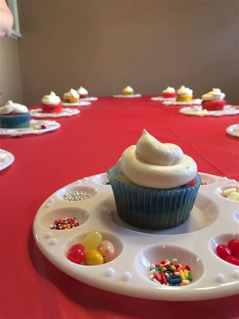 Decorate Your Own Cupcake For A 4th Birthday Party Happy Birthday