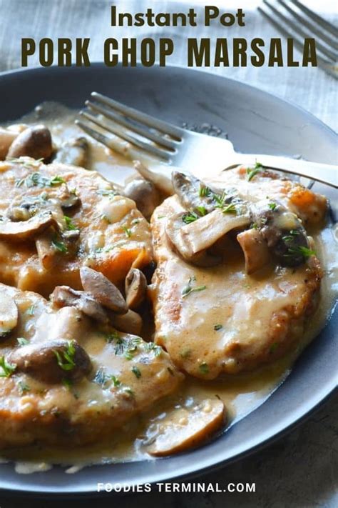Pour the marsala wine around the edges of the slow cooker insert. Instant Pot Pork Chop Marsala (Video) » Foodies Terminal