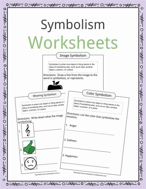 Symbolism Examples Definition And Worksheets For Kids