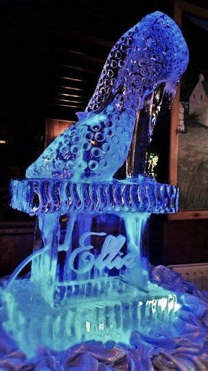 High Heel Ice Sculpture Drinks Luge Ice Sculptures
