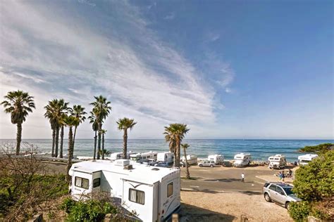 Faria County Beach Camping Oceanfront Park Near Ventura