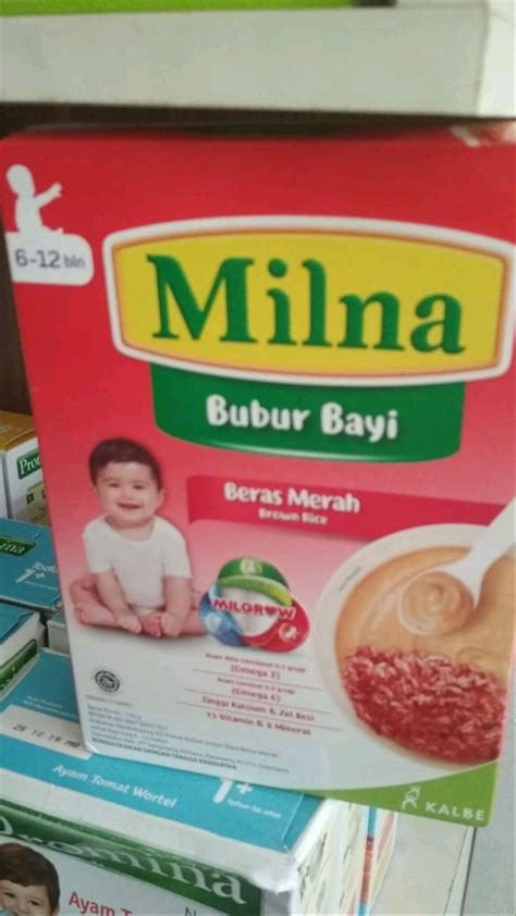 Makanan yang diberikan kepada bayi berusia 6 bulan biasanya mempunyai tekstur yang sangat lembut atau biasanya disebut dengan bubur bayi. Jual Bubur Bayi Milna 6+ Bulan di lapak Lia Snack emalia_alim