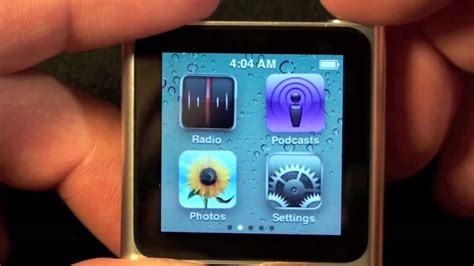 Apple Ipod Nano 2010 6th Generation Unboxing And Demo Youtube