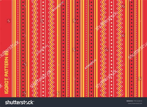 Traditional Weaved Igorot Costume Philippines Tribal Stock Vector