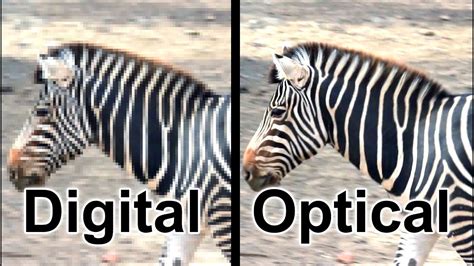 The Difference Between Digital Zoom And Optical Zoom Youtube