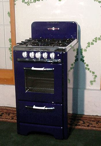 Customized Cobalt Blue Okeefe And Merritt Apt Size Stove With Custom