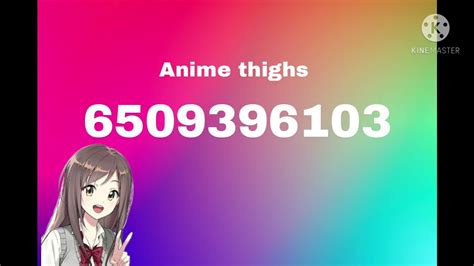 13 Anime Thighs Roblox Id Youtube