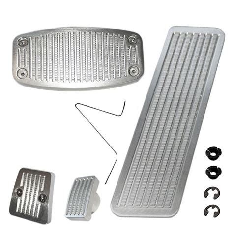 Pedal Pad Kit Billet Style For Automatic Wdisc Brakes 76 77 Bronco