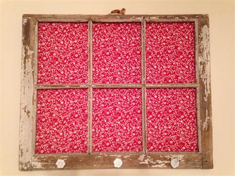 Vintage Window Frame Project To Go With Red And White Bedroom Vintage