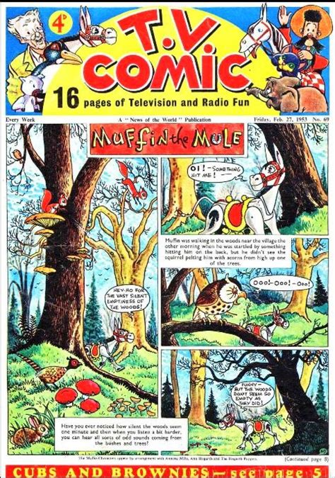 Graeme Wood On Twitter From February 1953 Tv Comic Weekly Features