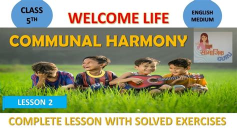 Welcome Lifeclass 5 Communal Harmonylesson 2solved Exercises