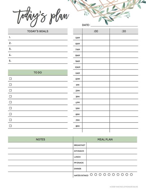 Get Organized With Our Free Printable 2019 Planner Daily Planner