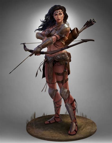 Artstation Amazon Gunship Revolution Warrior Woman Fantasy Female