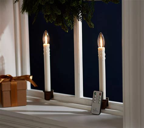 As Is Bethlehem Lights Set Of 2 Cordless Window Candles