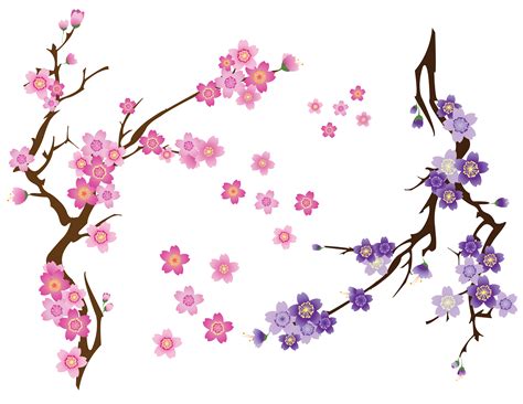Cherry Blossom Clip Art Cherry Blossom Tree Clipart Free Transparent