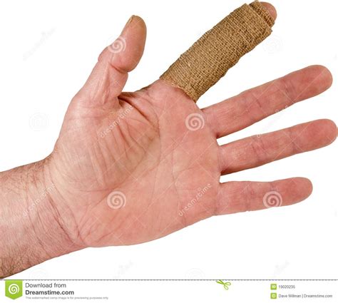 Index Finger Injury Isolated Hand Royalty Free Stock Photo - Image ...