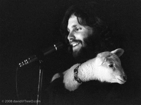 Jim Morrison With A Lamb In His Arms At The Infamous Miami Concert
