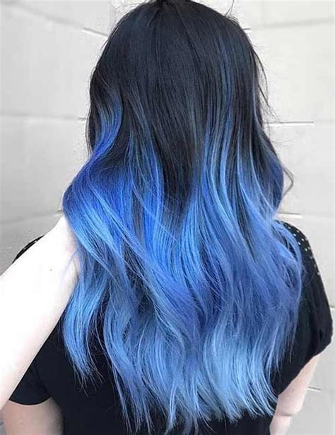 25 Mesmerizing Mermaid Hair Color Ideas Blue Ombre Hair Mermaid Hair