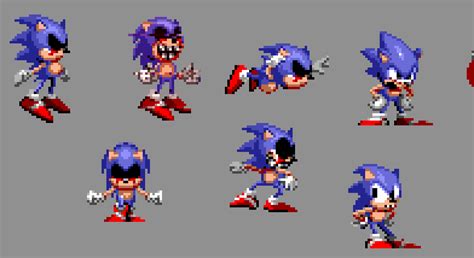 Sonic Exesonic Sprites Pixel Art Maker