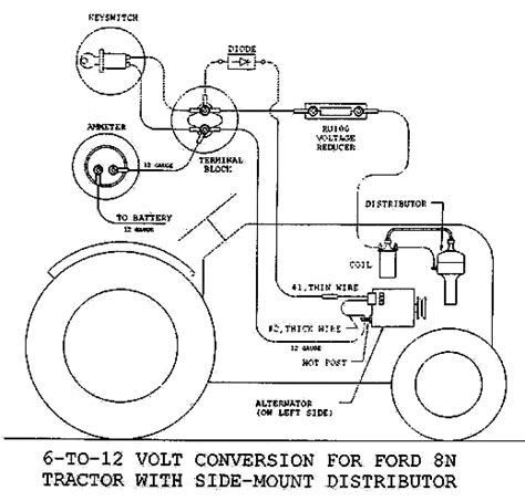 Ford 8n 12 Volt Conversion Kit Front Mount Distributor 180473