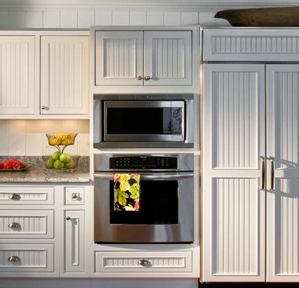 The easiest way to beadboard kitchen cabinets is to leave them with their natural wood finish. Download Beadboard Wallpaper Kitchen Cabinets Gallery