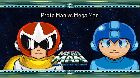 Mega Man Vs Proto Man Mega Man Robot Master Mayhem Youtube