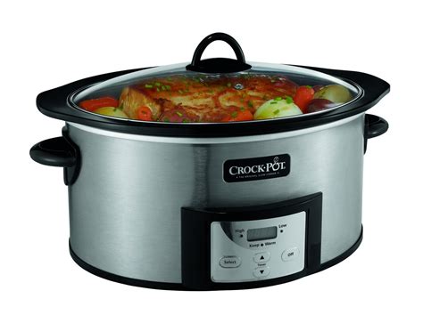 Crock Pot 6 Quart Oval Slow Cooker With Stove Top Browning Only 4479