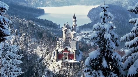 Neuschwanstein Castle Germany In Winter Germany Castles