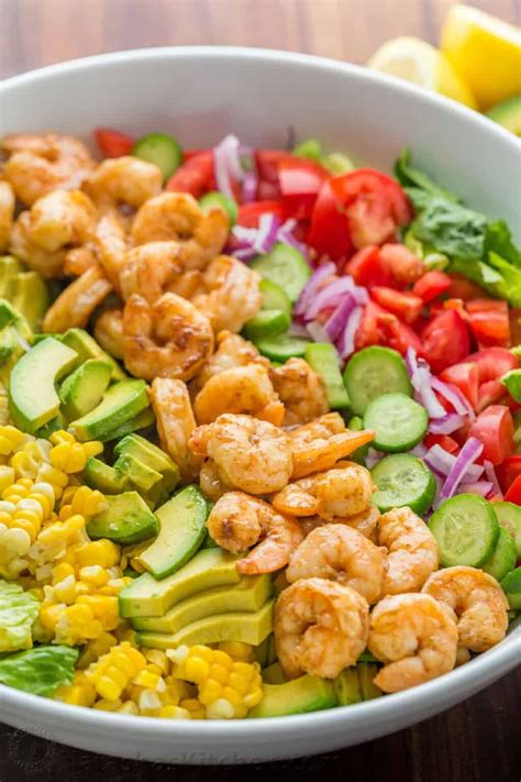 shrimp cobb salad video