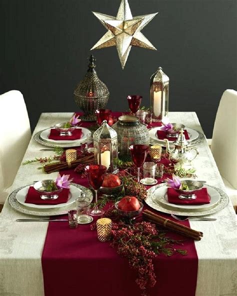 Charming 20 Christmas Dining Table Decorations For More Delicious