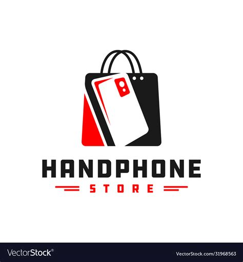 Mobile Phone Shop Logo Royalty Free Vector Image