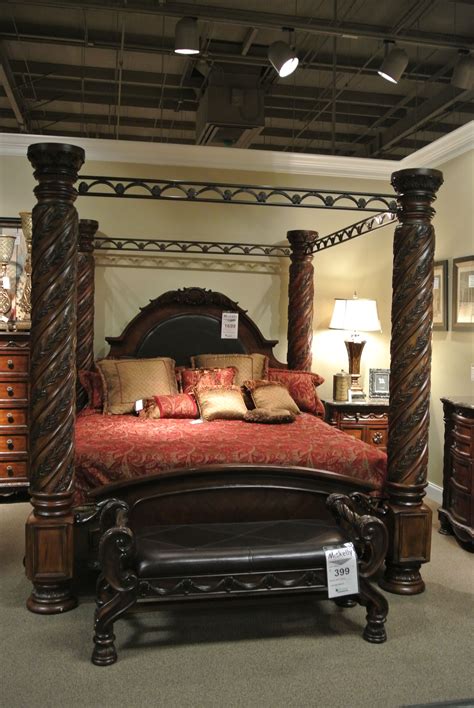 If you'd prefer a traditional collection, we provide many models with classic details. King Canopy Bed | Canopy bedroom sets, Canopy bedroom ...