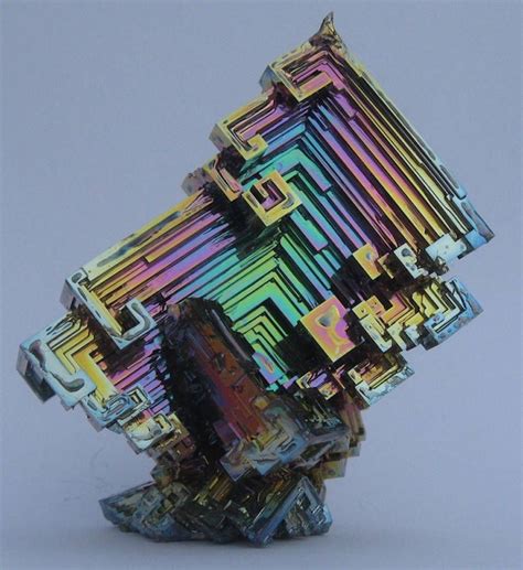 Surrealist Multicolored Bismuth Crystals Bismuth Crystal Bismuth