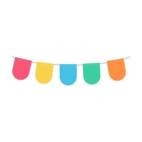 Free Party Bunting Flags Colorful Flags To Hang At Celebration Parties