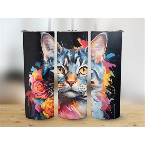 British Shorthair Tumbler Wrap Oz Skinny Tumbler Sublimat Inspire