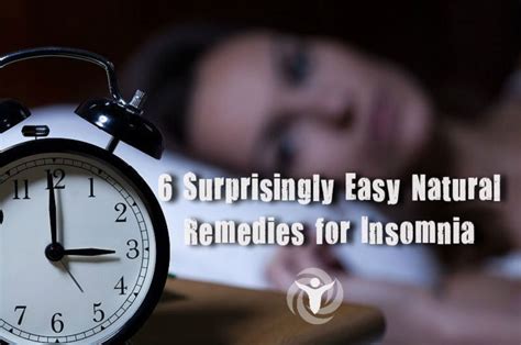 6 Surprisingly Easy Natural Remedies For Insomnia