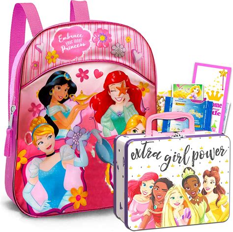 Disney Princess Mini Backpack For Girls Bundle With 11