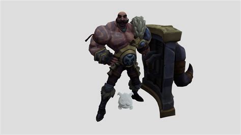Braum League Of Legends Character Download Free 3d Model By