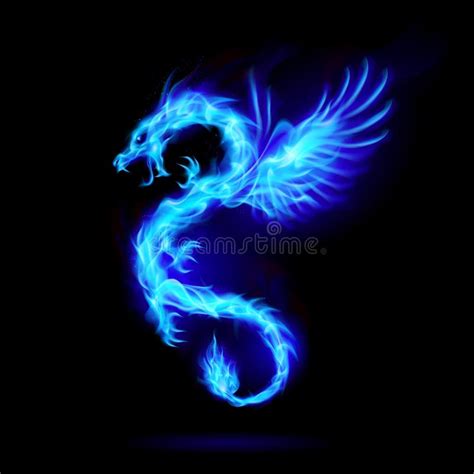 Blue Fire Dragon